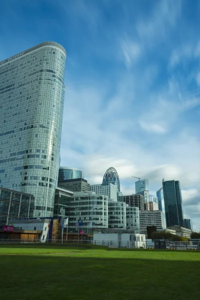 Defense Square and financial buildings — Stock Photo, Image