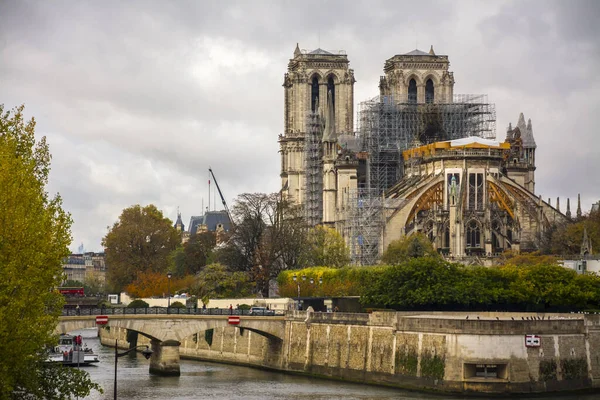 Reparação da Catedral de Notre Dame — Fotografia de Stock