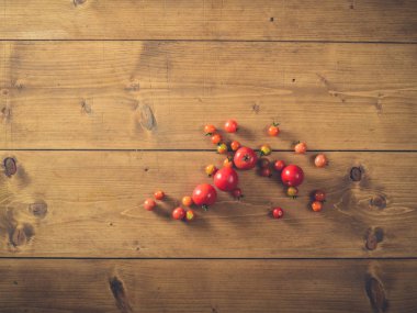 Domates tablo görünümü üzerinde