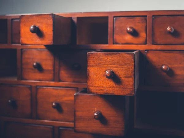 Apothecary Chest Drawers — Stock Photo, Image