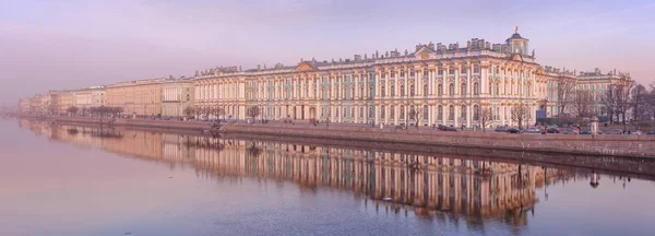 Panoramautsikt Över Dimmig Stad Sankt Petersburg Ryssland — Stockfoto