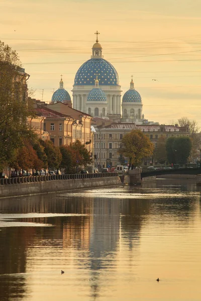 Kilátás Nyílik Szentháromság Székesegyházra Szentpétervár Oroszország — Stock Fotó