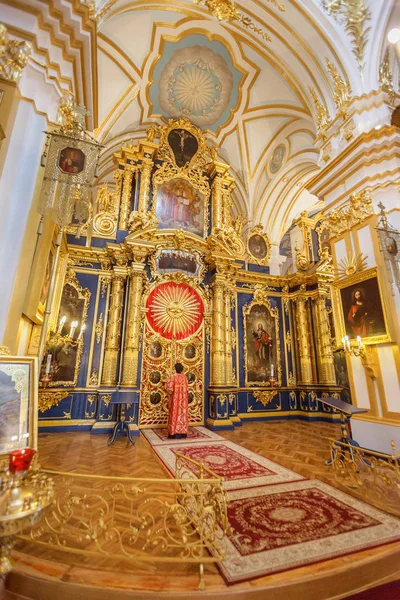 Ayrıntı görünümü kilise iç, Saint-Petersburg, Rusya Federasyonu.