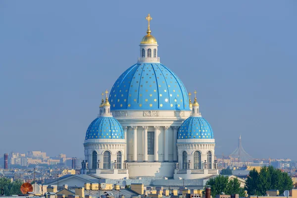 Zavřít Pohled Trinity Cathedral Petrohrad Rusko — Stock fotografie