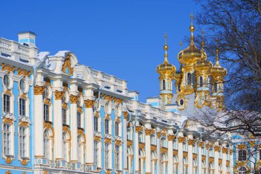 Saint-Petersburg, Rusya Federasyonu-Mar 03 2018, Catherine Palace, Tsarskoye Selo, Saint-Petersburg, Rusya Federasyonu