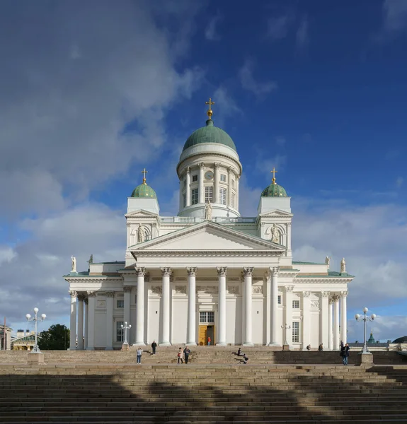 Fachada Catedral Helsinki Helsinki Finlandia —  Fotos de Stock