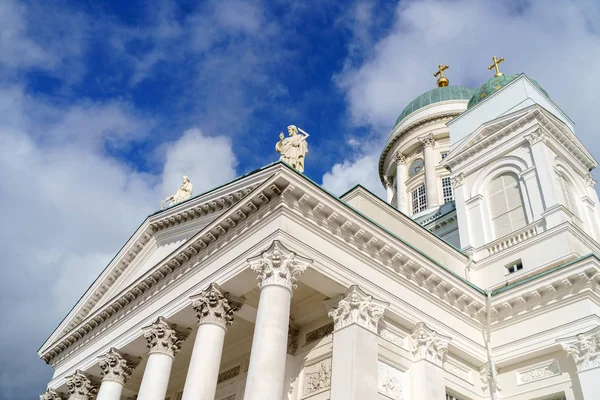 Fasáda Helsinské Katedrály Helsinki Finsko — Stock fotografie