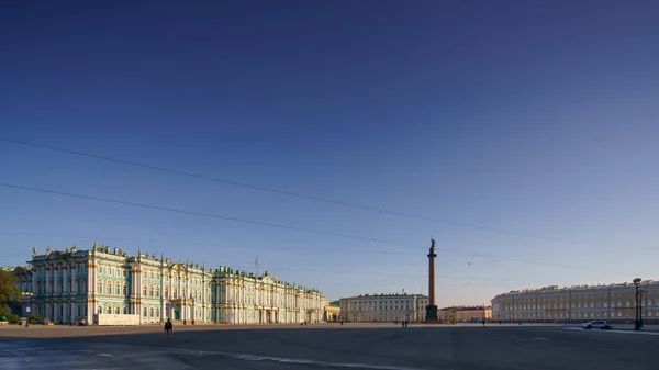 Sint Petersburg Rusland Jun 2015 Panoramisch Uitzicht Paleis Vierkante Hermitage — Stockfoto