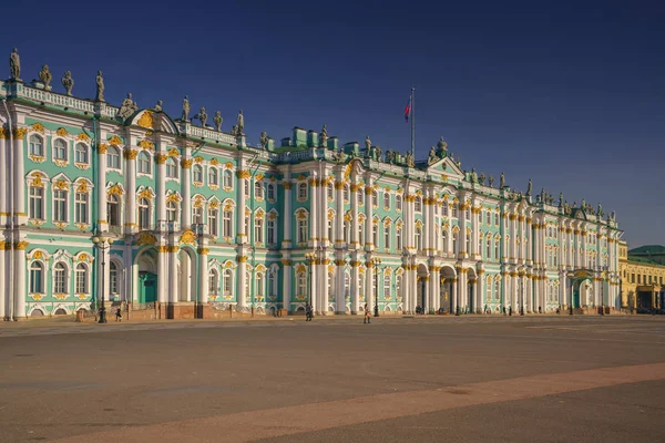 Sint Petersburg Rusland Jun 2015 Panoramisch Uitzicht Paleis Vierkante Hermitage — Stockfoto