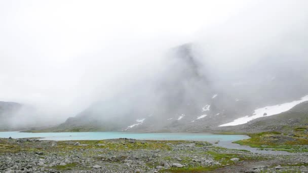 Hermosa Montaña Trollveggen Noruega — Vídeo de stock
