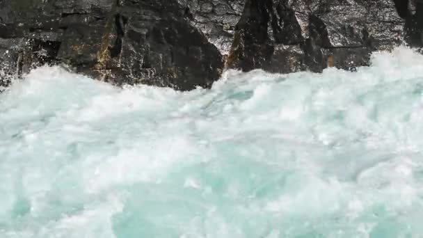 Magnifique Rivière Montagne Norvège — Video