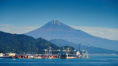 Japonya 'daki Fuji Dağı ve Shizuoka Bölgesi