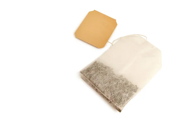 Tea Bag Isolated White Background — Stock Photo, Image
