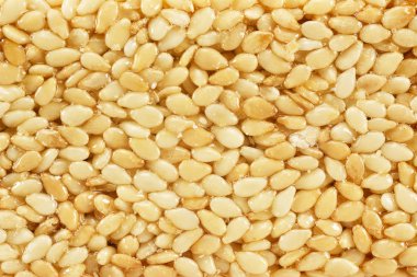 Kozinak şekerli, şekerli susam tohumlu, doğu şekerli, yakın plan makro, brittles