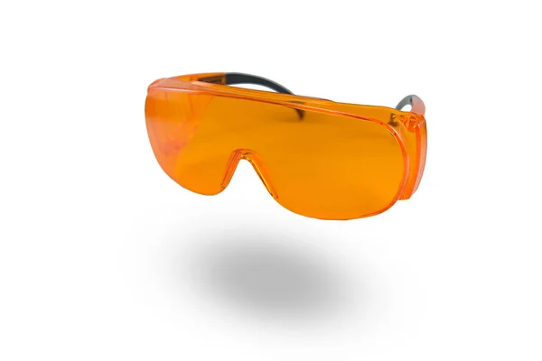 Orange Protective Glasses Dentistry Work Lamp Glasses Light Seals — ストック写真