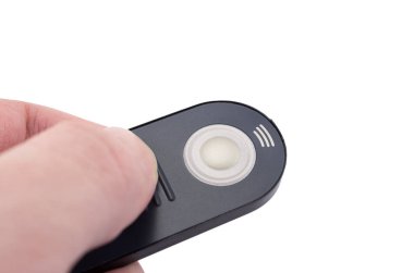 Uzaktan kumanda beyaz arkaplanda izole