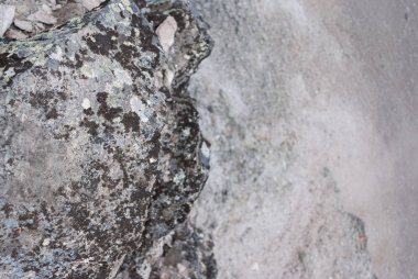 Uçurumun kenarında, dağdan düşmüş.