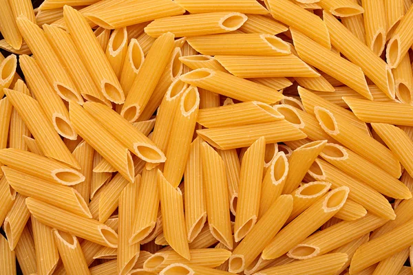 Pasta Durum Penne Trigo Rizos Fusilli Cavatappi Sin Preparar Pasta — Foto de Stock