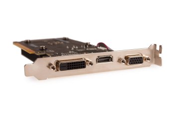 dvi hdmi vga bağlantıları olan bilgisayar grafik kartı, pasif soğutma sessiz işlemi, profesyonel grafik kartı