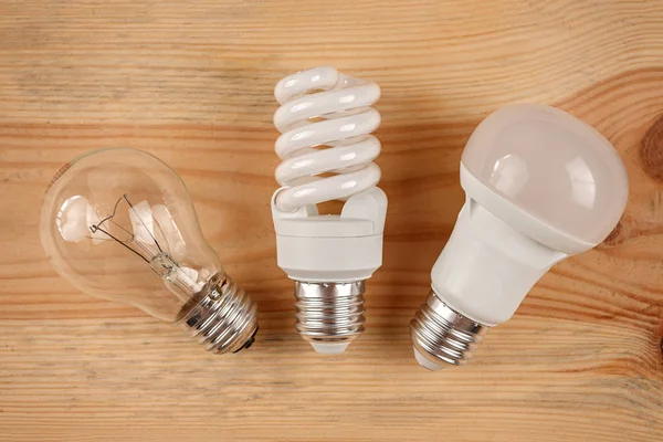 Generations Light Bulbs Incandescent Halogen Bulbs Led Bulbs Modern Energy — 스톡 사진