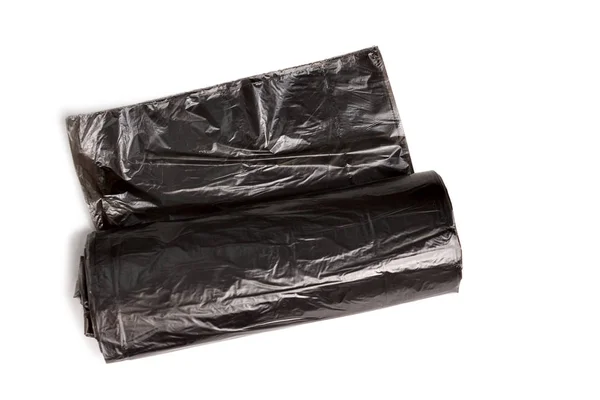Roll Plastic Garbage Bags Sorting Recycling Household Waste Biodegradable Plastic — ストック写真