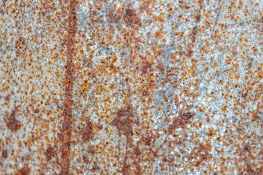 Paslı metal yapısı, aşınma, pas, yakın çekim, doku.