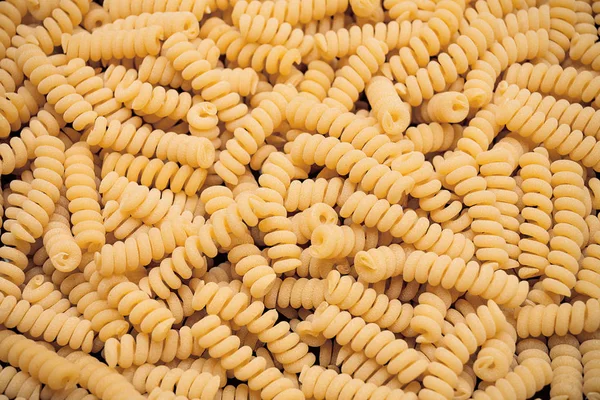 Pasta Durum Wheat Curls Fusilli Cavatappi Unprepared Raw Pasta Cellentani — Stock Photo, Image