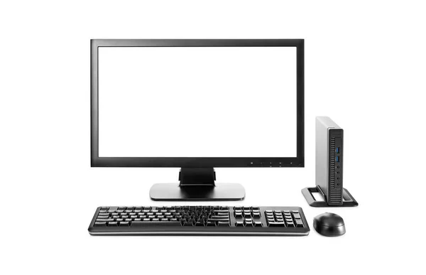 Beyaz Arkaplan Bilgisayar Faresi Beyaz Arkaplanda Izole — Stok fotoğraf