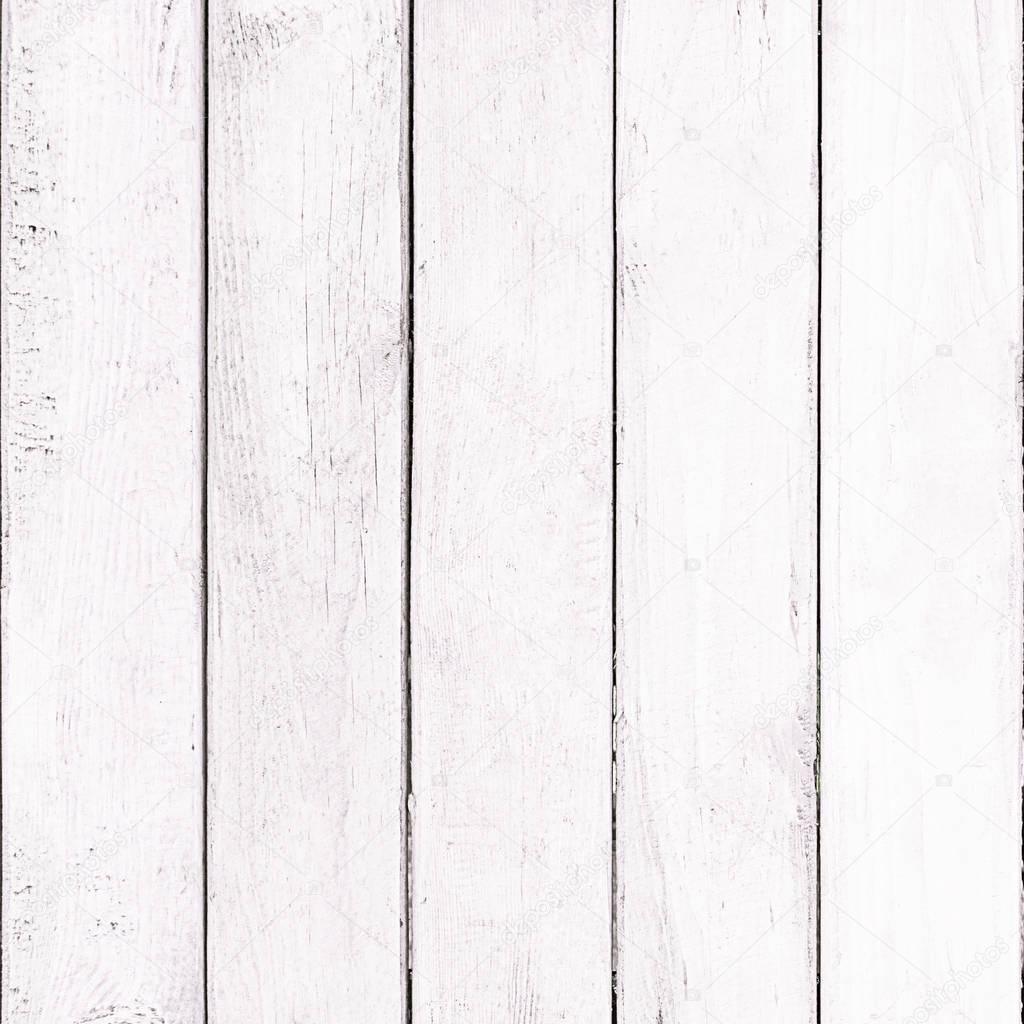 Wooden wall texture background, White color