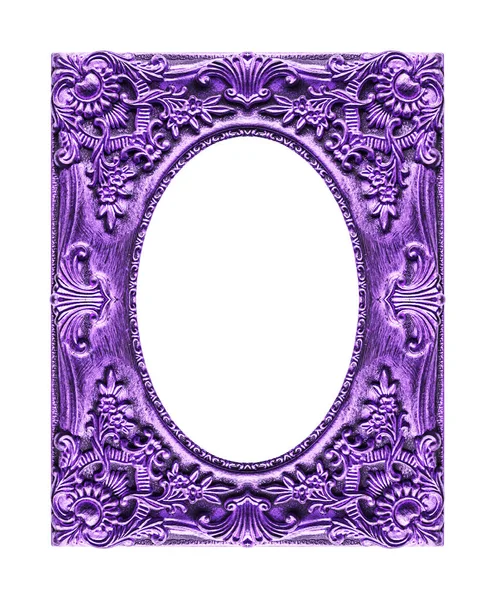 Quadro roxo imagem antiga isolado no fundo branco, clipp — Fotografia de Stock