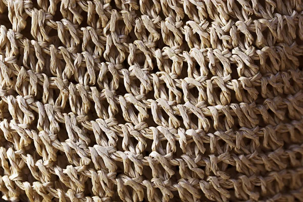 Ткань соломы текстуры для фона — стоковое фото