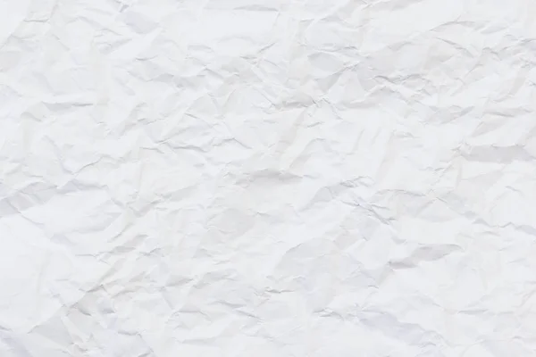 Papel blanco textura arrugada para el fondo — Foto de Stock