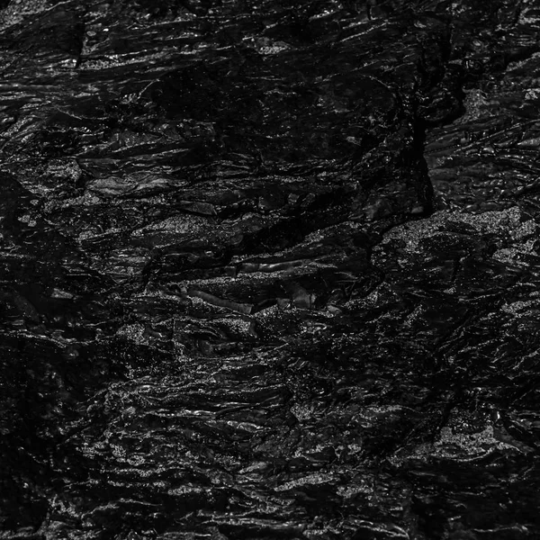Fond ou texture en pierre noire gris foncé et espace vide — Photo