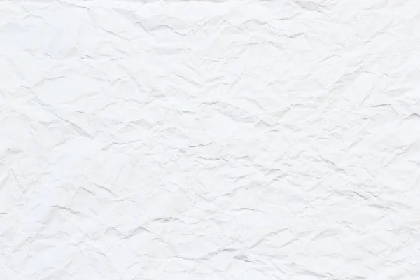 Papel branco textura enrugada ou fundo para o seu design — Fotografia de Stock