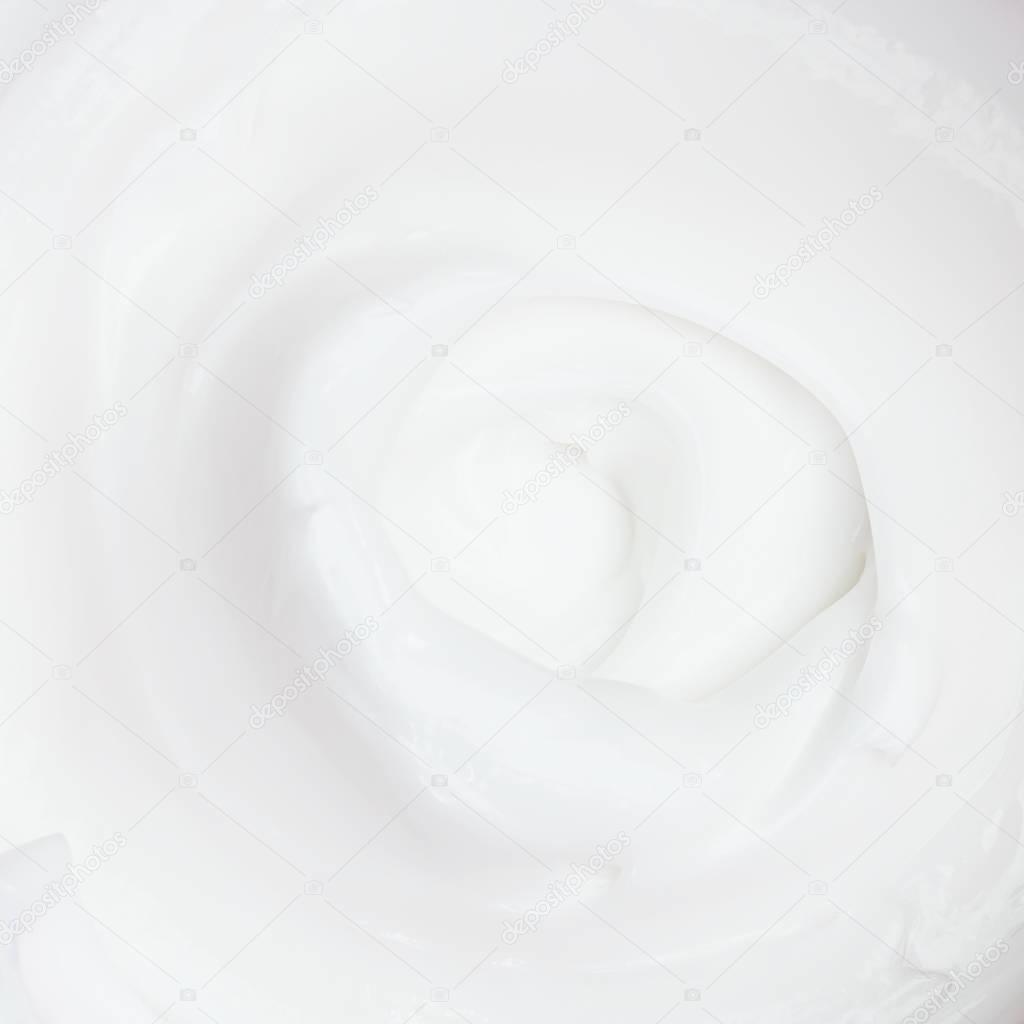 Cosmetics white cream background or texture close - up, for your