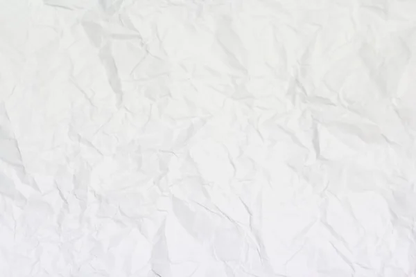 Papel Blanco Textura Arrugada Fondo Para Diseño — Foto de Stock