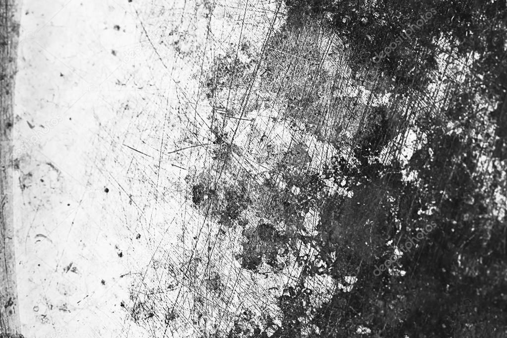 Grunge black and white abstract background or texture with distress scratch