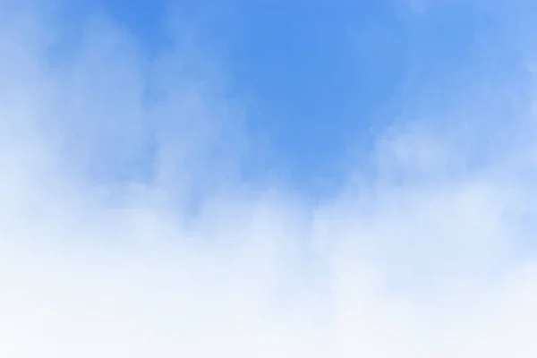 Soft White Clouds Blue Sky Background Empty Space Your Design — Stock Photo, Image