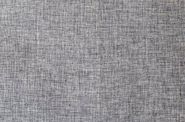 Gri keten kumaş doku veya arka plan.