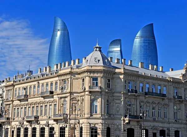 Centrum města Baku, Ázerbájdžán — Stock fotografie