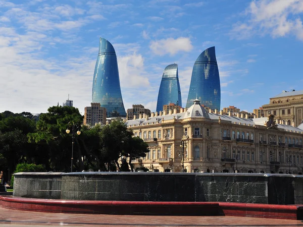 Symboly z Baku, Ázerbájdžán — Stock fotografie