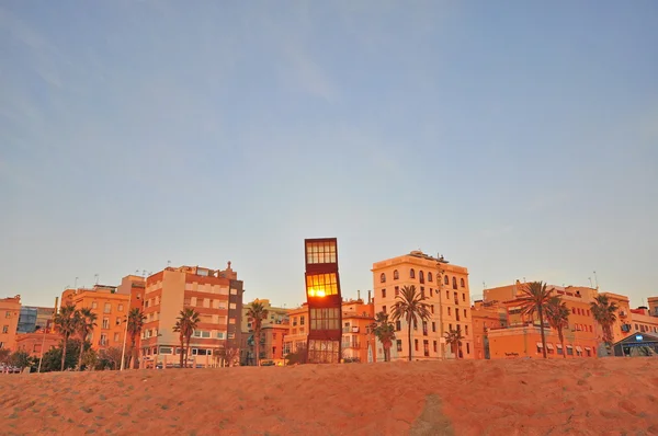 Вид на район Барселонета города Барселона — стоковое фото