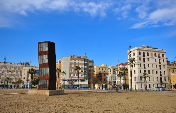 Barceloneta und der Strand von Barcelona — Stockfoto