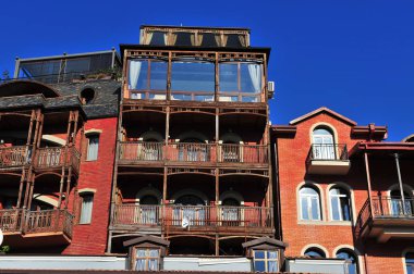 Tiflis geleneksel Gürcü ev