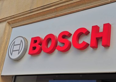 Logo, Bakü'nün sokakta Bosch corporation