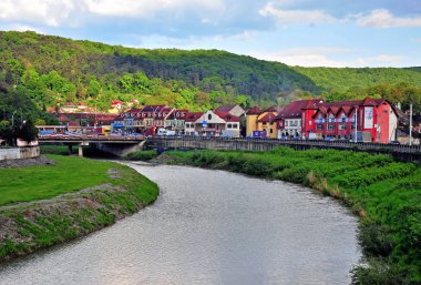 Sighisoara eski şehir Irmak, Romanya
