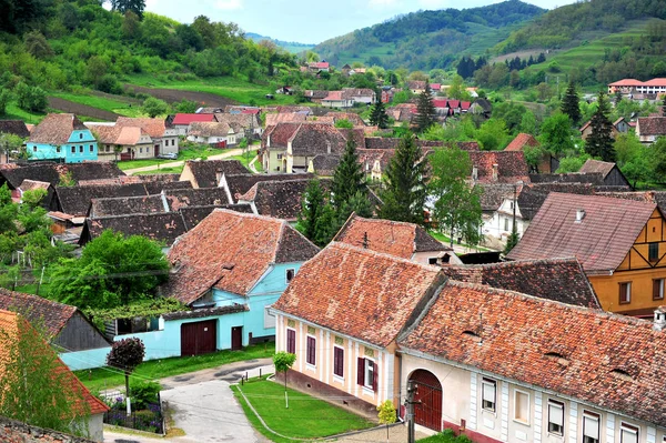 Beirtan stad in de provincie van Transsylvanië, Roemenië — Stockfoto
