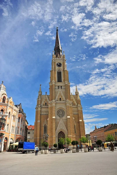 Старая церковь города Нови-Сад — стоковое фото
