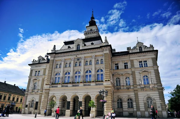Városháza a Novi Sad város, Szerbia — Stock Fotó
