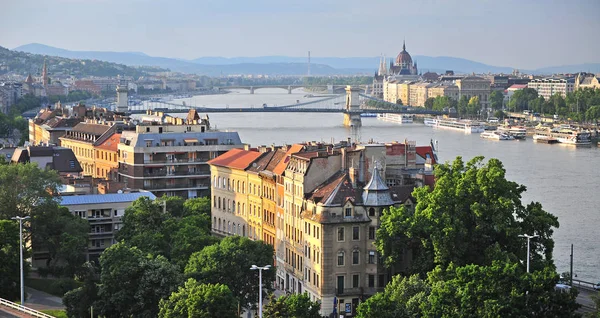 Panorama z centra Budapešti, Maďarsko — Stock fotografie